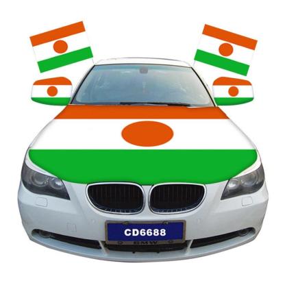 Niger Car Hood Cover Flag-Globe Flags