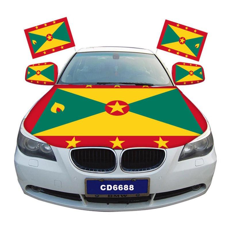 Guatemala Flag Car Hood-Globe Flags