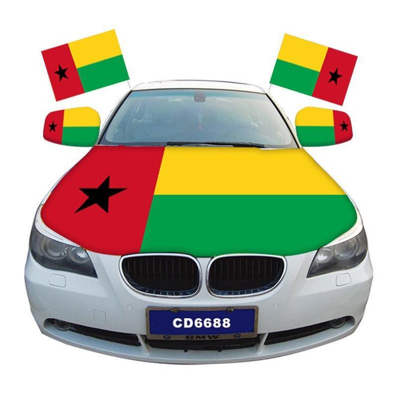 Guinea-Bissau car Cover-Globe Flags