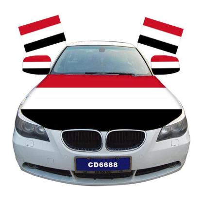 Yemen Car Hood Cover-Globe Flags