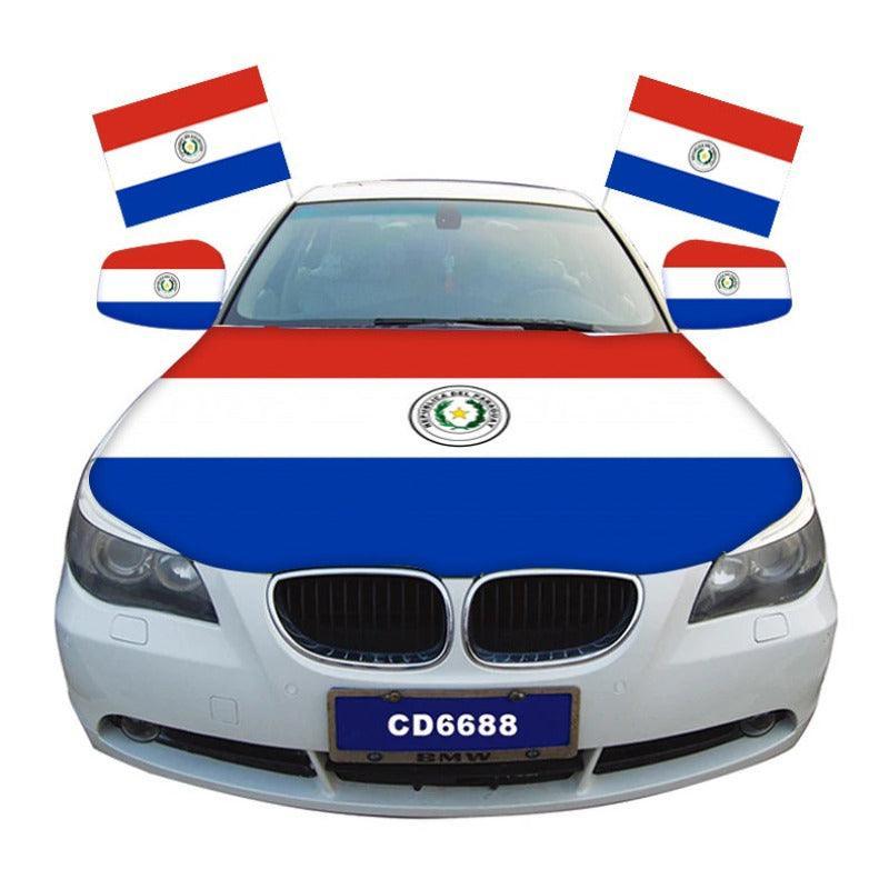 Paraguay Car Hood-Cover Flag – Show Your Patriotism-Globe Flags