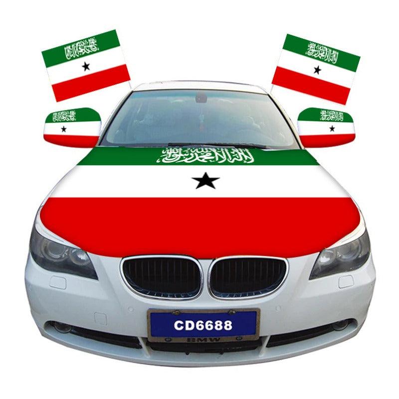 Somaliland Car Hood Cover Flag-Globe Flags