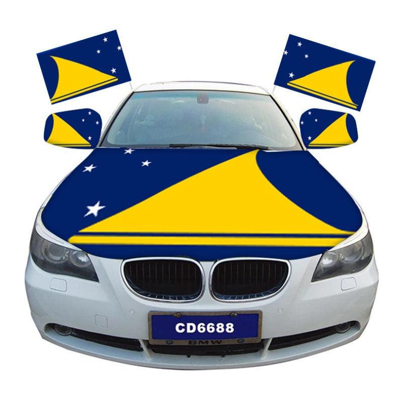 Tokelau Car Hood Cover - product view