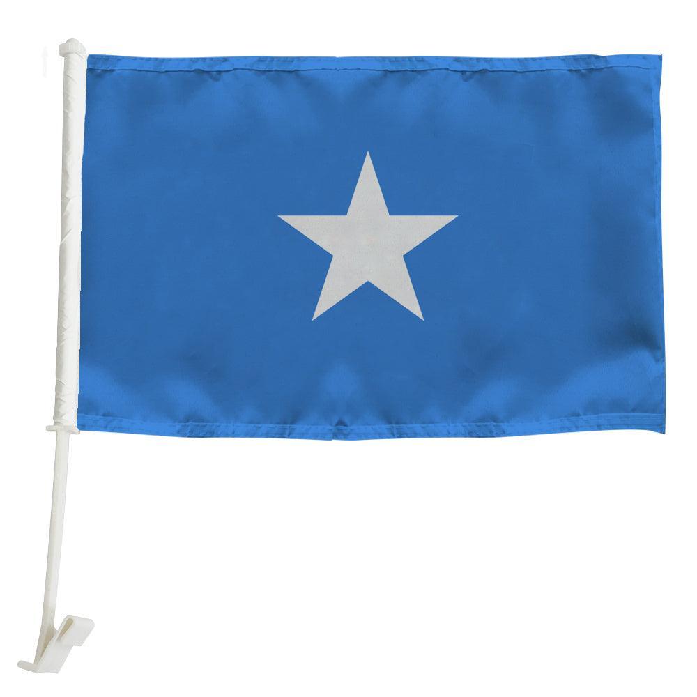Somalia Car Window Flag-Globe Flags
