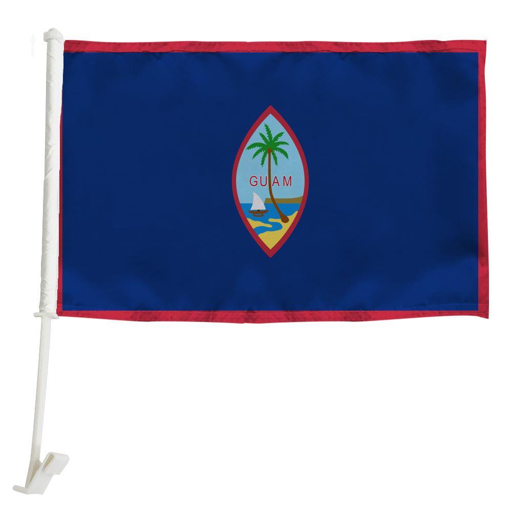 Guam Flag Car Mount Accessory For Vehicles National Identity-Globe Flags