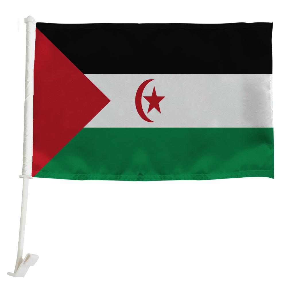 Western Sahara Car Flag-Globe Flags