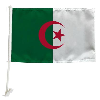 Algeria Car Window Mounted Flag - Globe Flags
