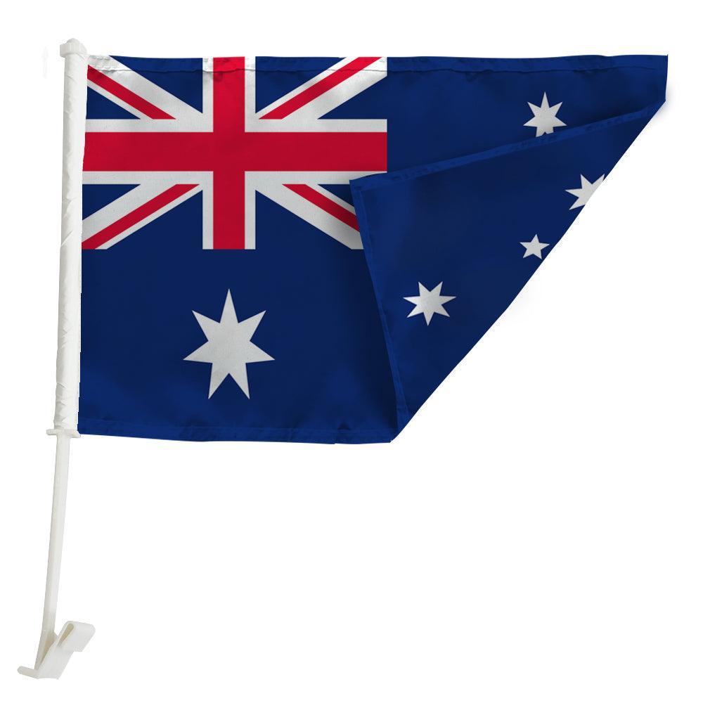 Guinea Car Side Mirror-Globe Flags