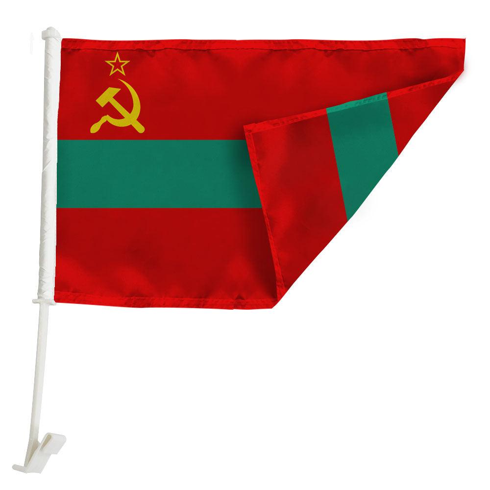 Transnistria Car Window Mounted Flag-Globe Flags