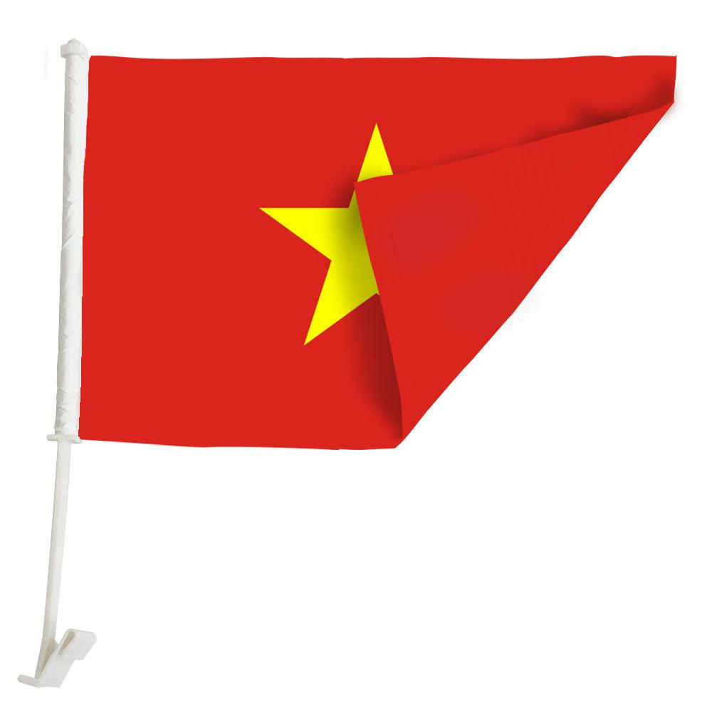 Vietnam Window Mounted Flag-Globe Flags
