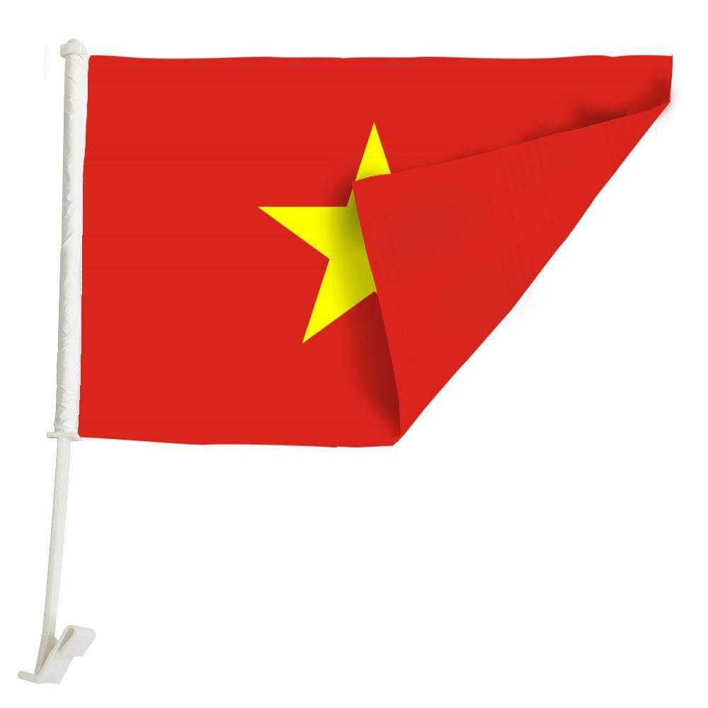 Vietnam Window Mounted Flag-Globe Flags