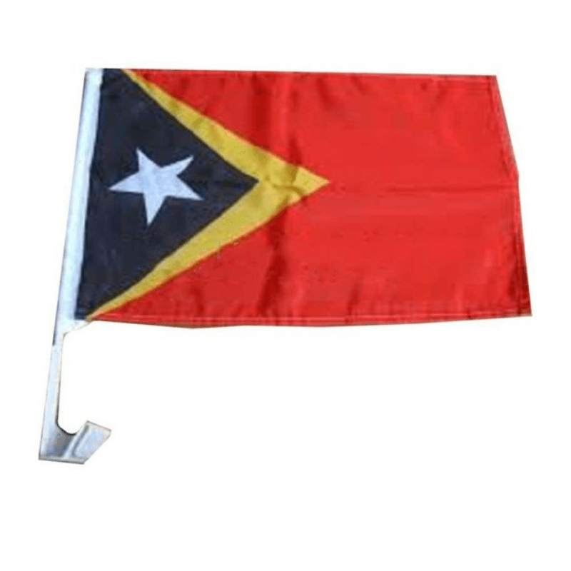 East Timor Car Window Mounted Flag For Car Decor And Patriotism-Globe Flags