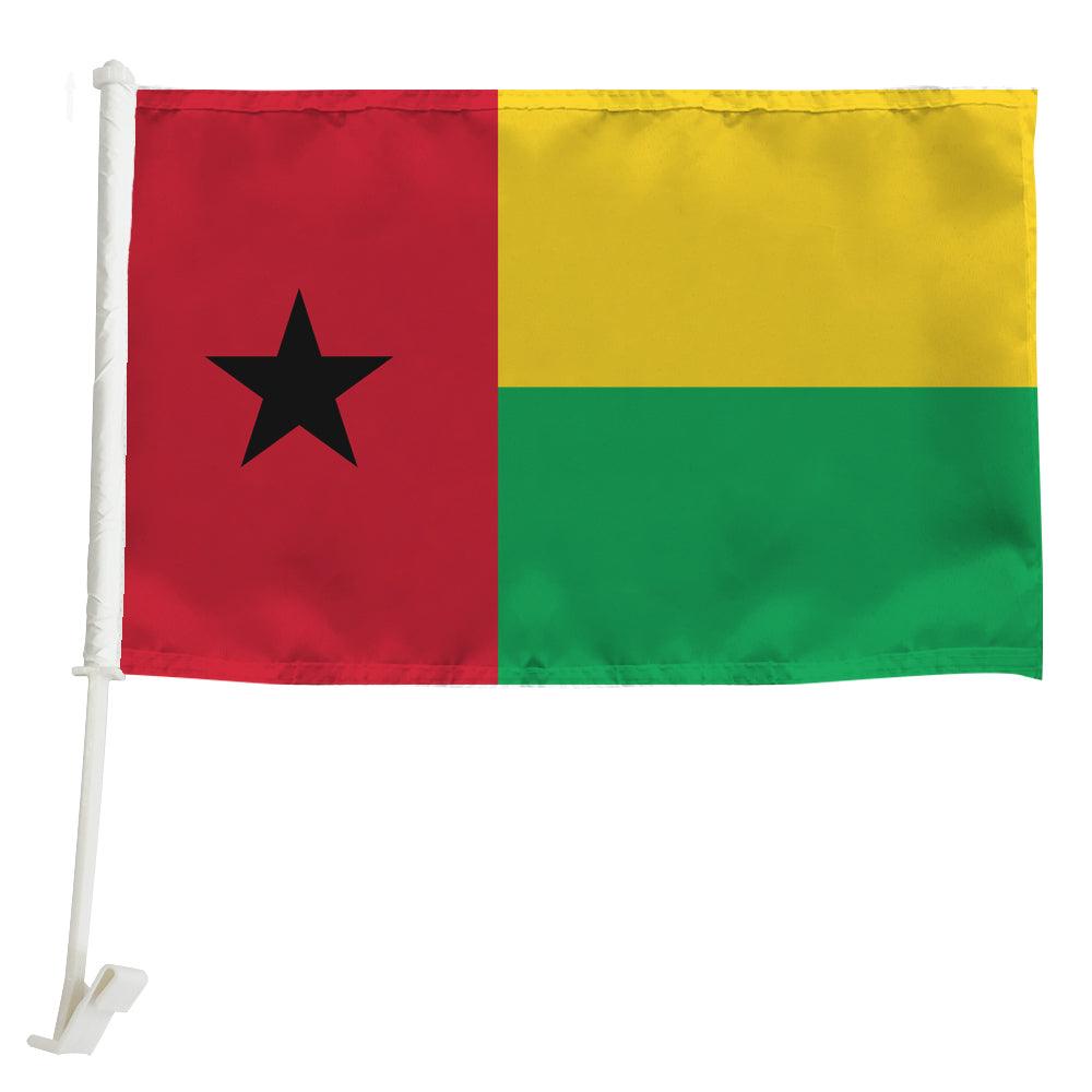 Guinea Bissau Flag Car Mount Accessory For Vehicles-Globe Flags