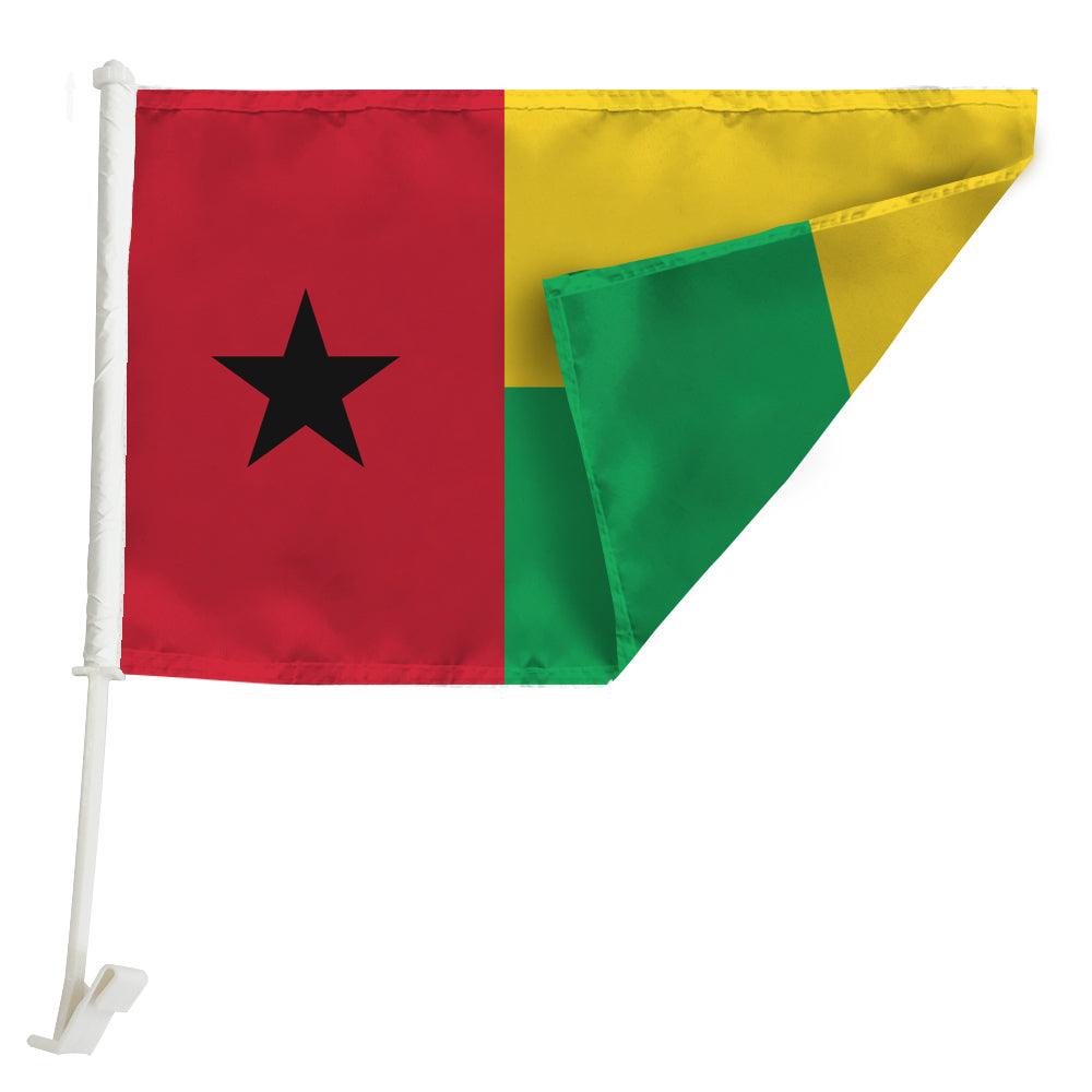 Guinea Bissau Flag Car Mount Accessory For Vehicles-Globe Flags