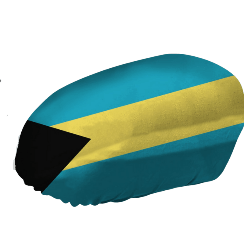 Bahamas Car Mirror Cover-Globe Flags
