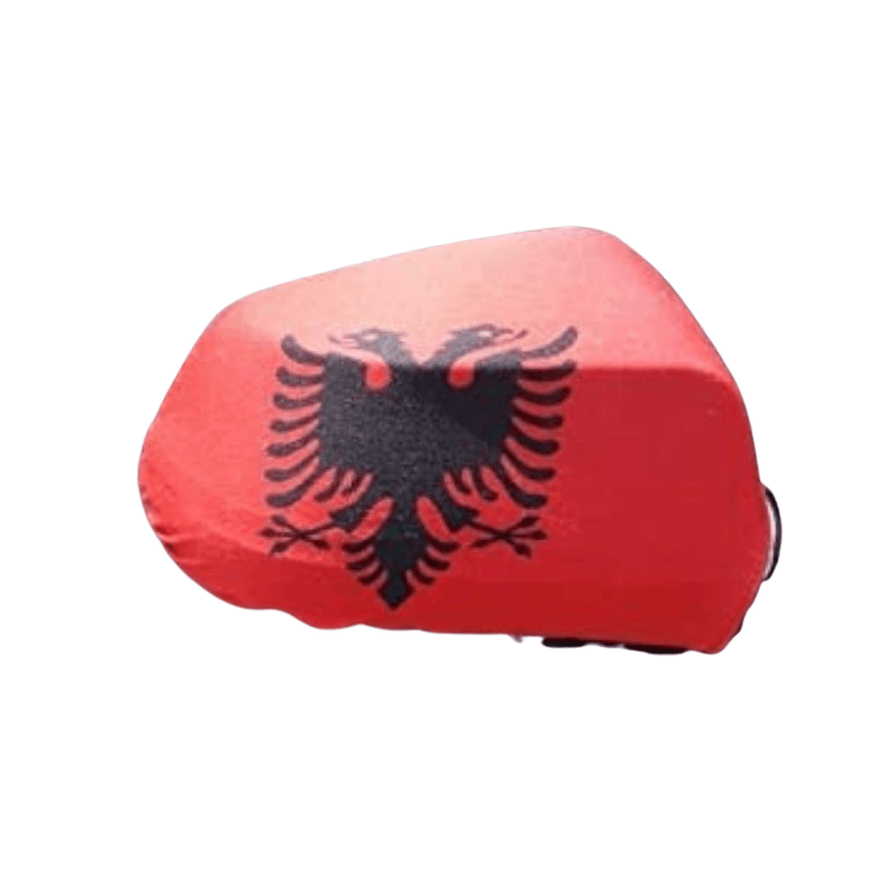Albania Car Mirror Flag-Globe Flags