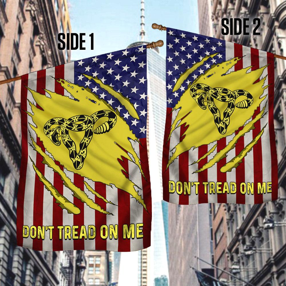 Tread On Me Flag A Symbol Of Strength Liberty And American Resolve-Globe Flags