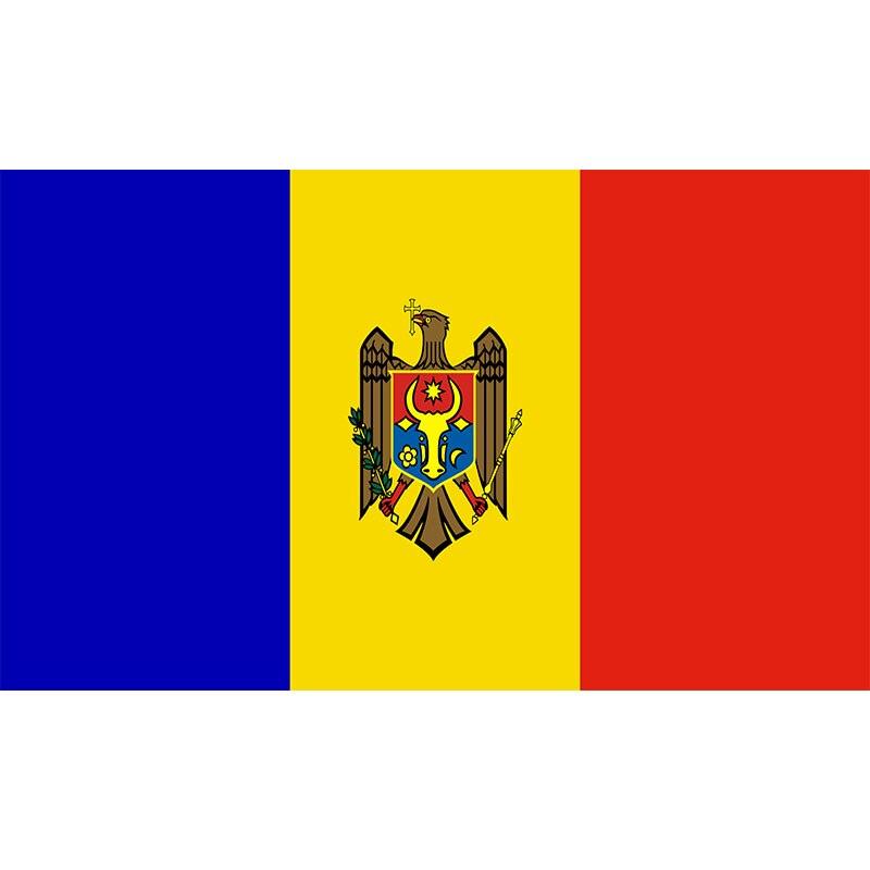 Moldova National Country Flag-Globe Flags