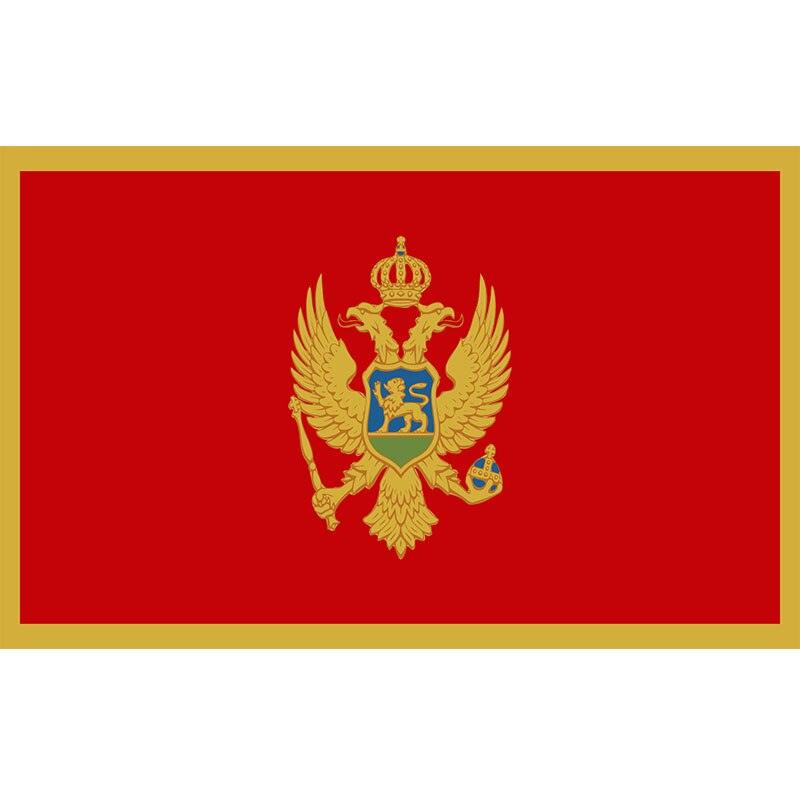 Montenegro National Country Flag-Globe Flags