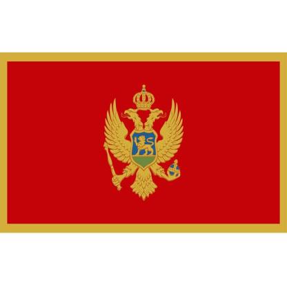 Montenegro National Country Flag-Globe Flags