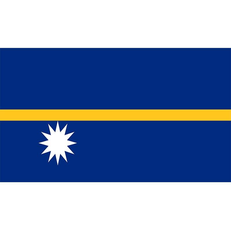 Nauru National Country Flag-Globe Flags