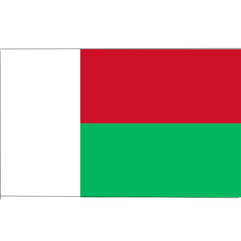 Madagascar National Country Flag-Globe Flags