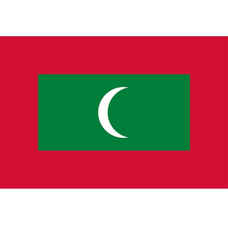 Maldives National Country Flag-Globe Flags