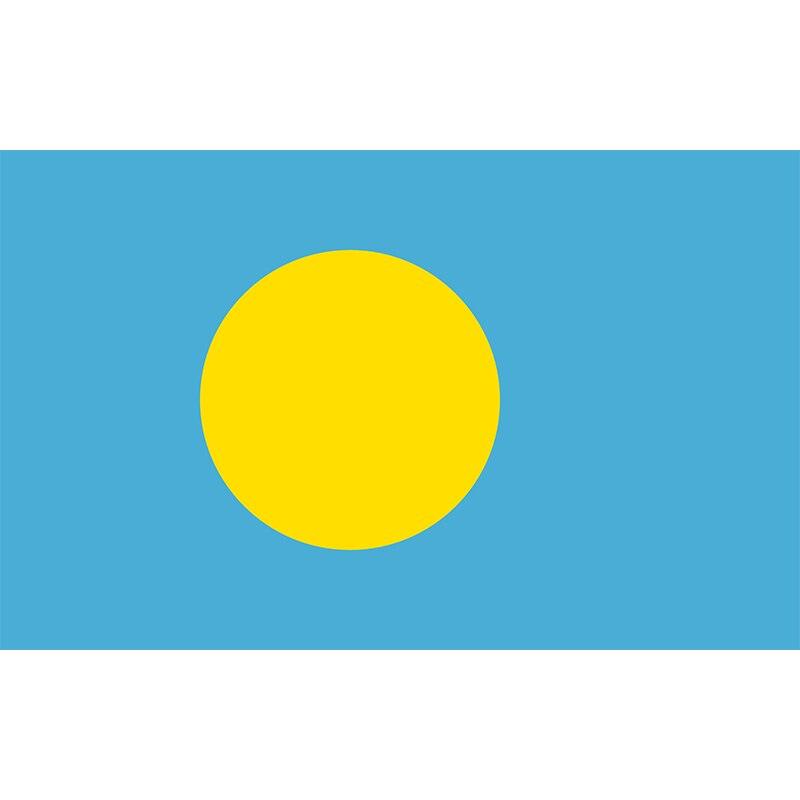 Palau National Country Flag-Globe Flags