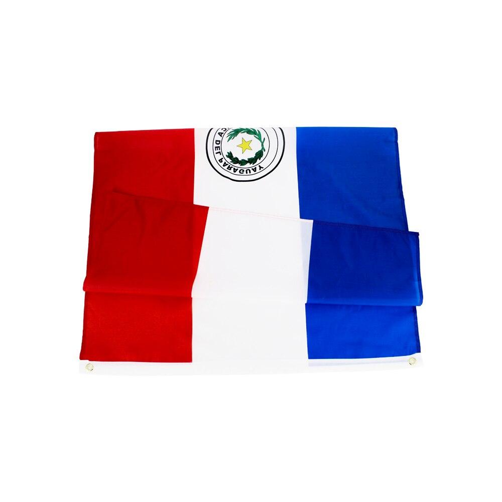 Paraguay Country Flag – High-Quality Polyester Flag for Display-Globe Flags