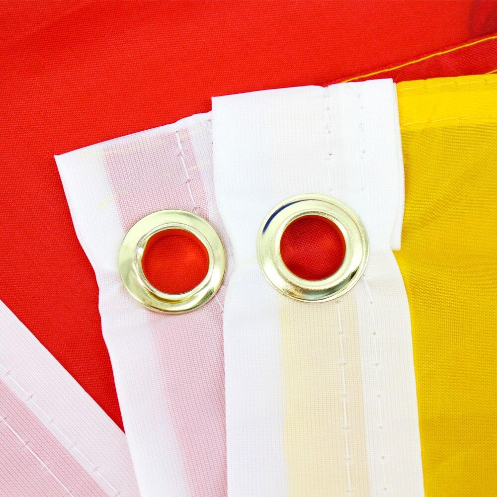 Venezuelan Display Flag Polyester size and scale reference for 90x150cm display
