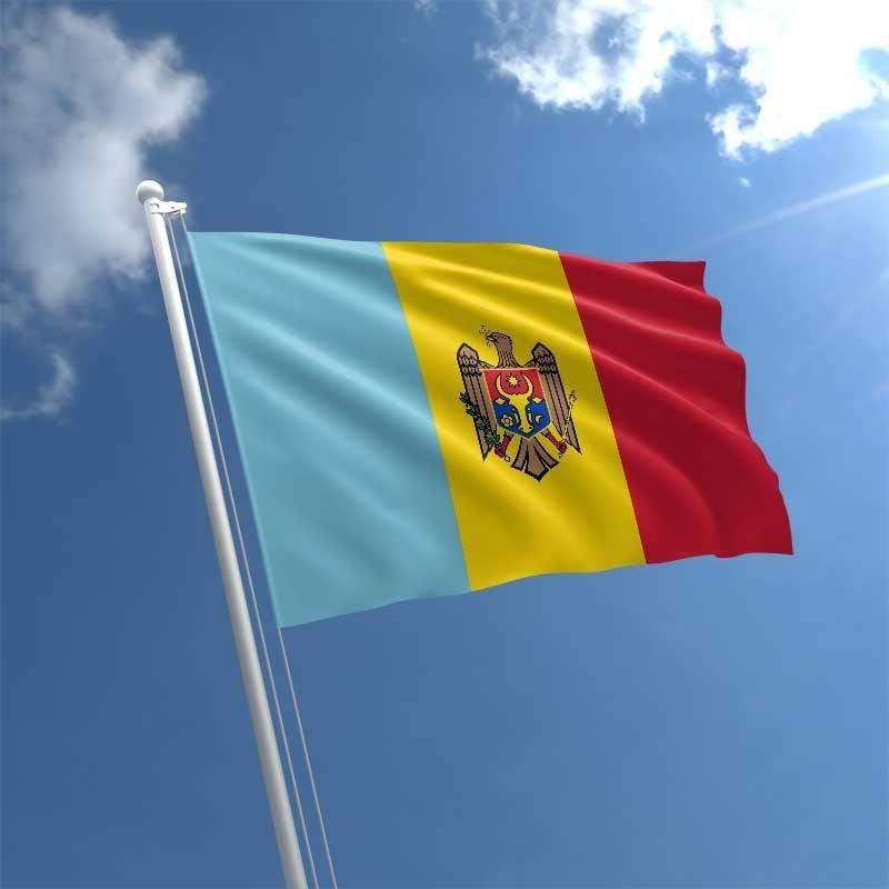Moldova National Country Flag-Globe Flags