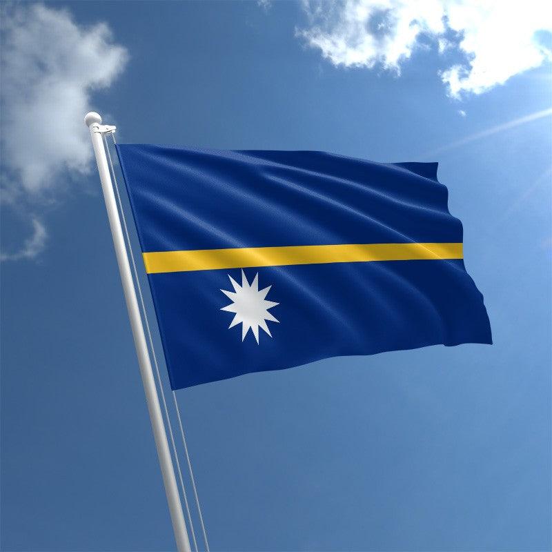 Nauru National Country Flag-Globe Flags