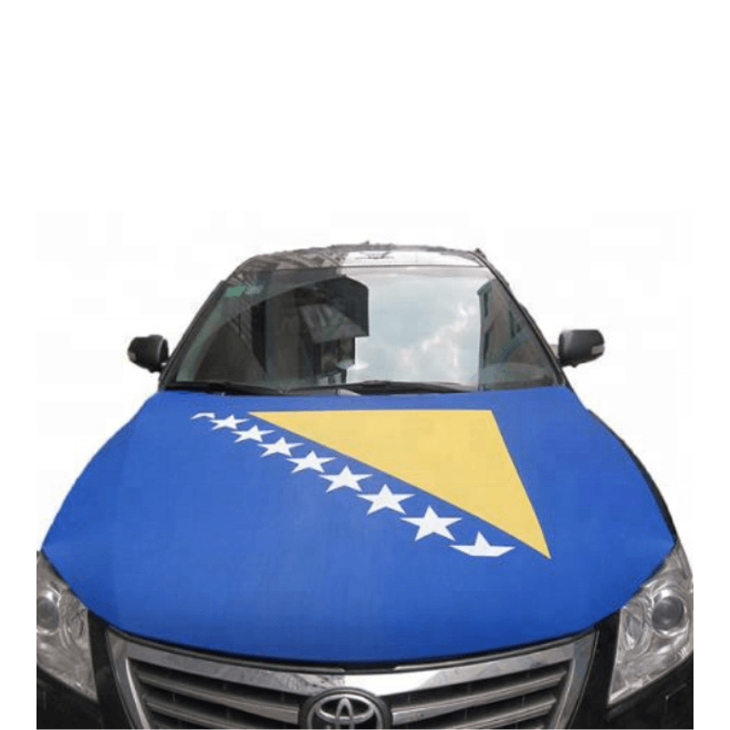 Bosnia and Herzegovina Car Hood Cover Flag-Globe Flags