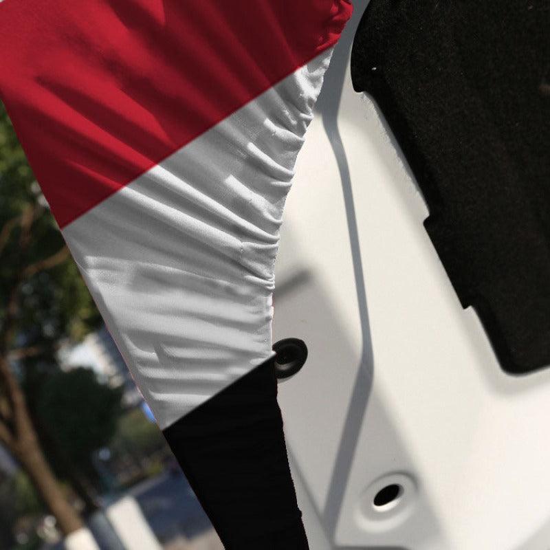 Yemen Car Hood Cover-Globe Flags