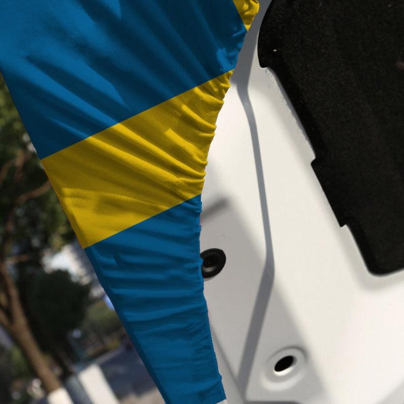 Sweden Car Hood Cover Flag-Globe Flags