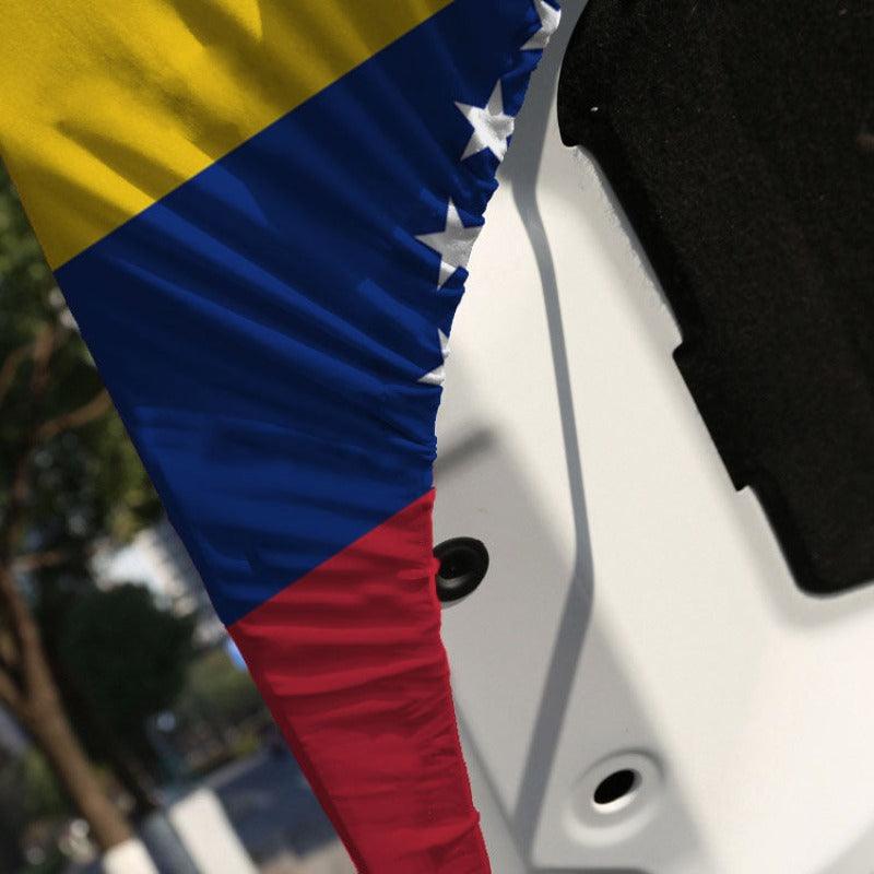 Venezuela Car Hood Cover-Globe Flags