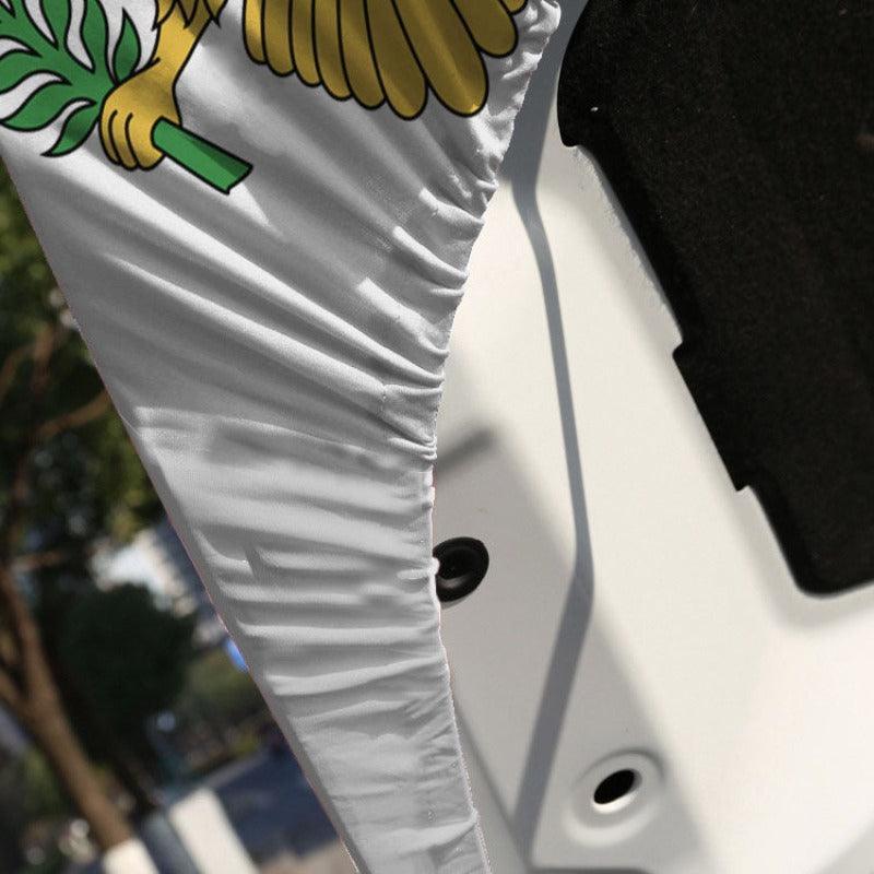 Virgin Islands Car Cover-Globe Flags