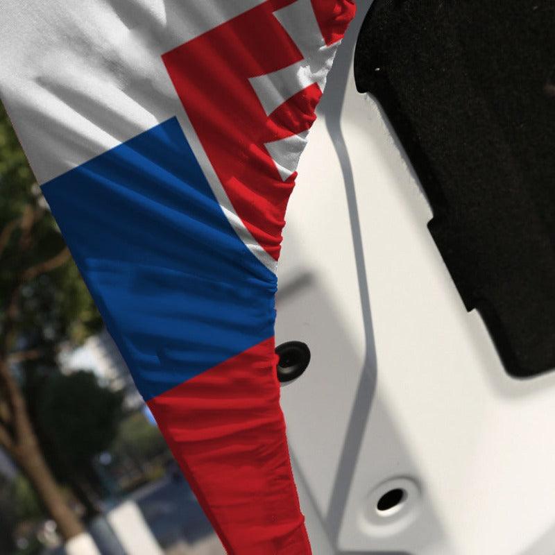 Slovakia Car Hood Cover Flag-Globe Flags