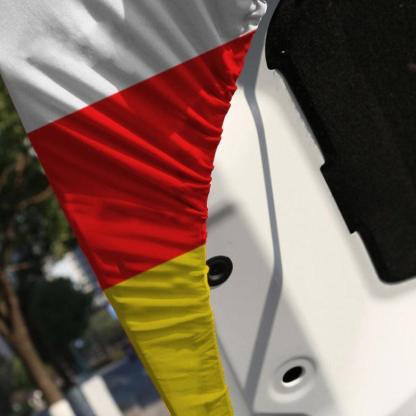 South Ossetia Car Hood Cover Flag-Globe Flags