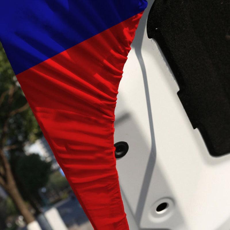 Taiwan Car Hood Cover-Globe Flags