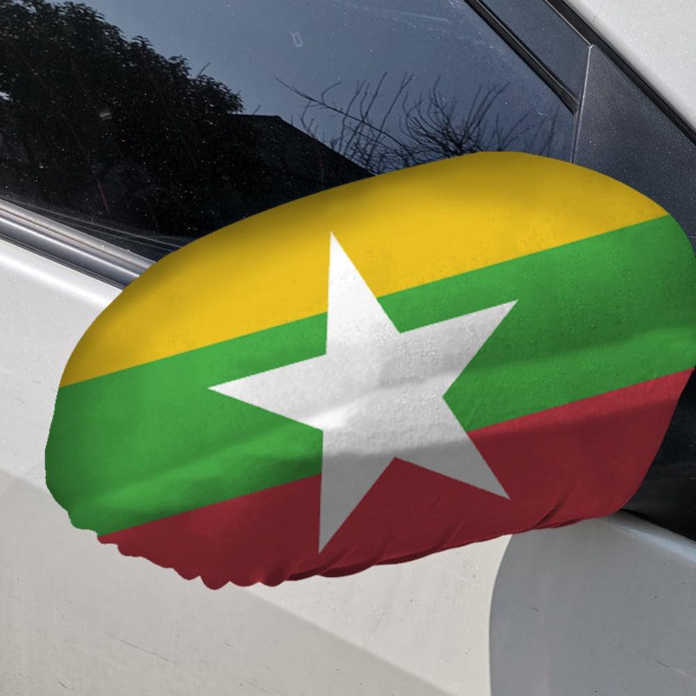 Myanmar Car Mirror Flag - product view