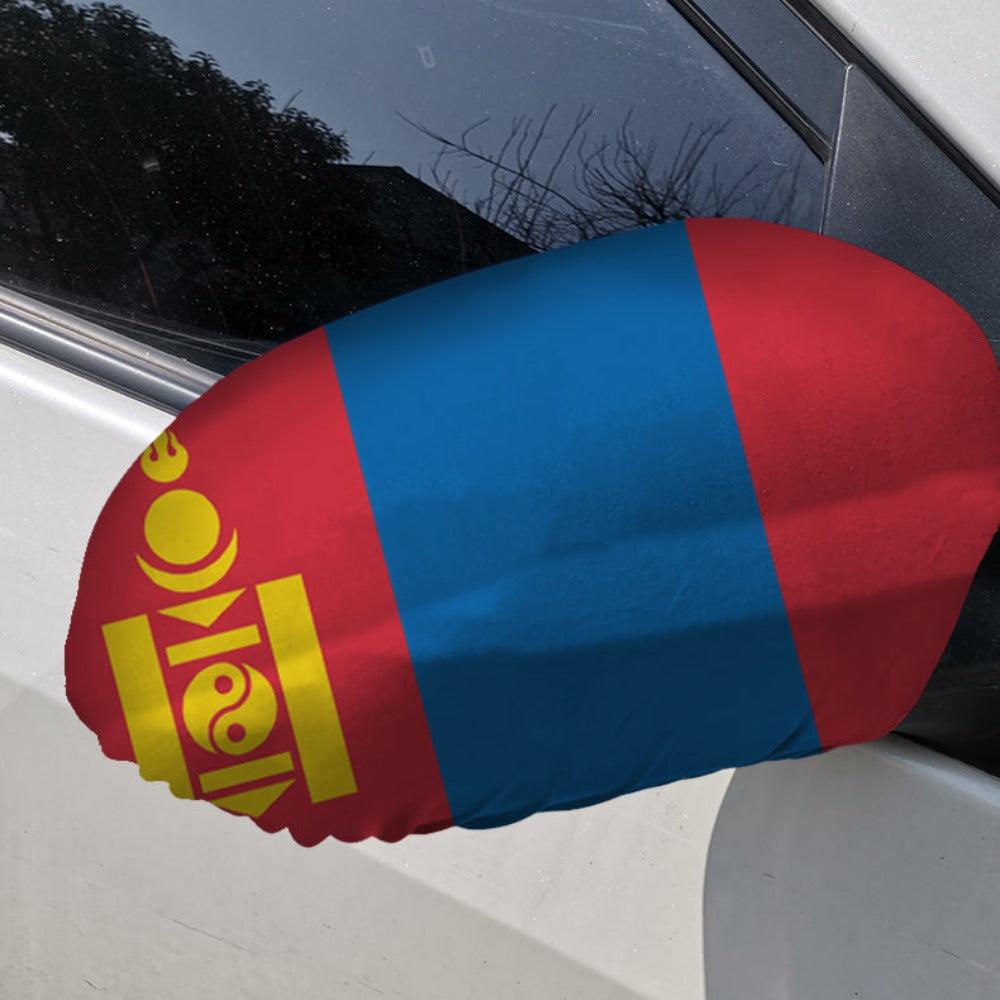 Mongolia Car Mirror Flag - product view