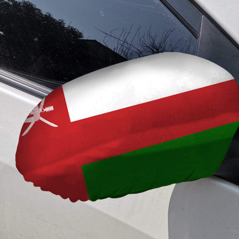 Oman Car Side-Mirror Flag-Globe Flags
