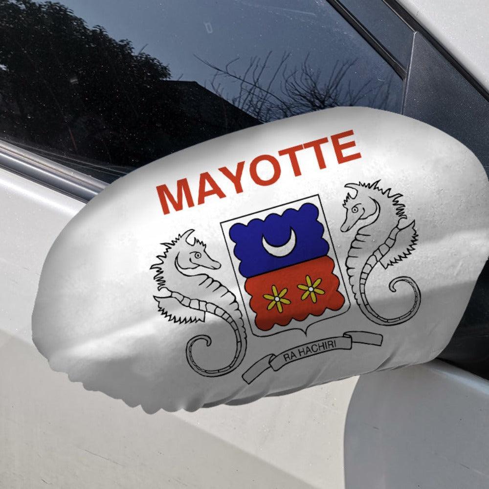 Mayotte Car Mirror Flag-Globe Flags