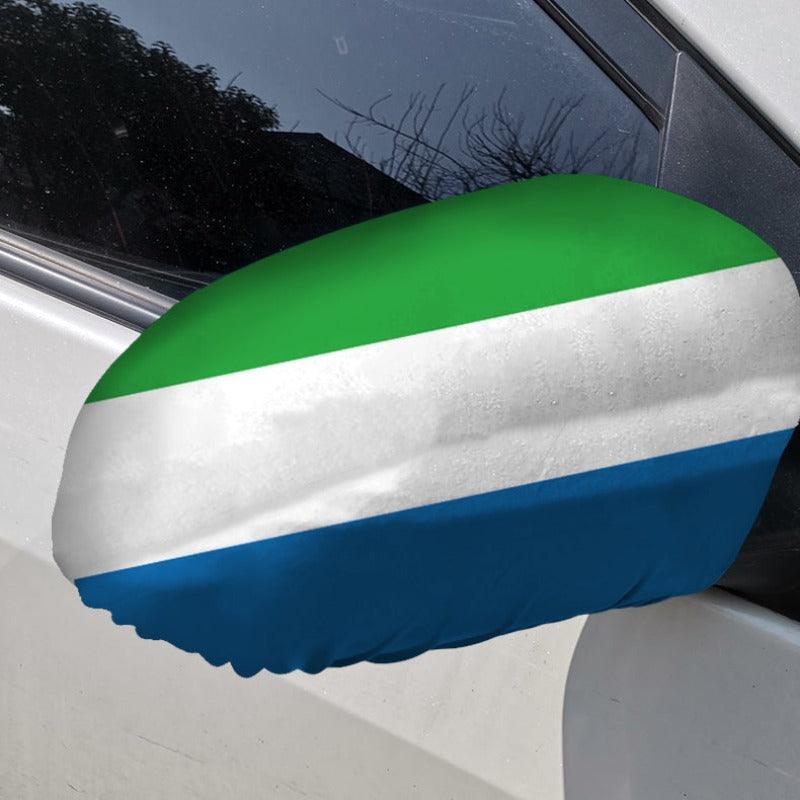 Sierra Leone Car Side-Mirror Flag-Globe Flags