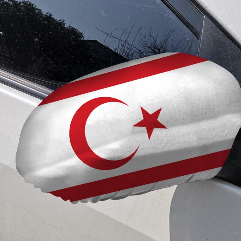 Northern Cyprus Car Side-Mirror Flag-Globe Flags