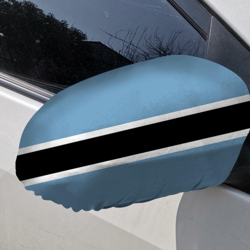 Botswana Side Mirror Flag Durable Polyester Covers For Your Vehicle-Globe Flags