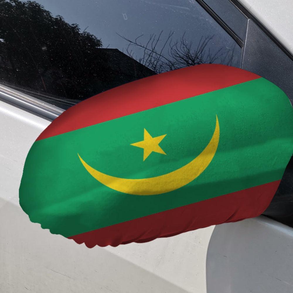 Mauritania Car Mirror Flag-Globe Flags