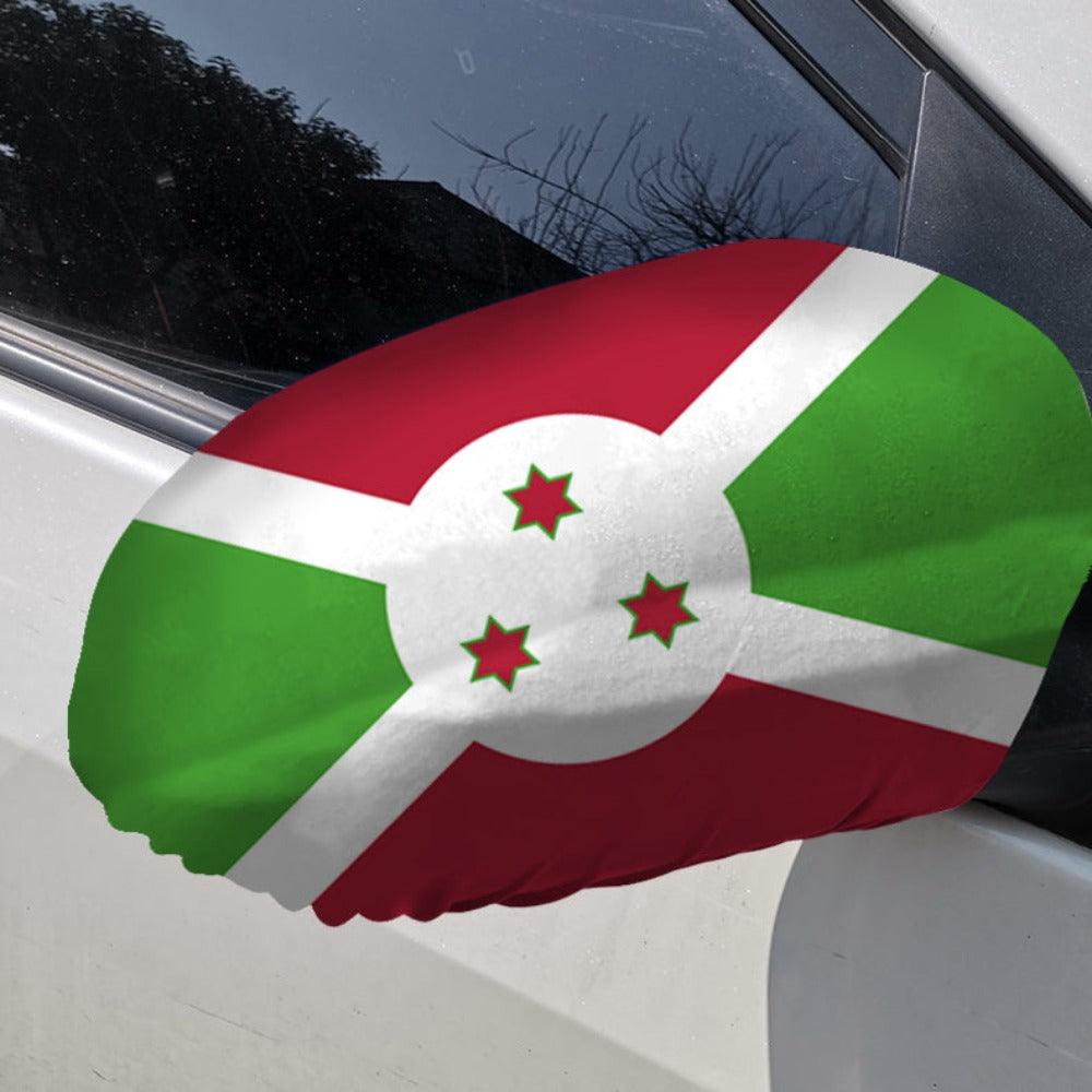 Burundi Car Mirror Flag – Patriotic Pair for Side Mirrors-Globe Flags