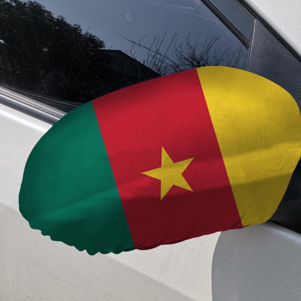 Cameroon Car Mirror Flag – Durable Polyester Flags for Side Mirrors-Globe Flags